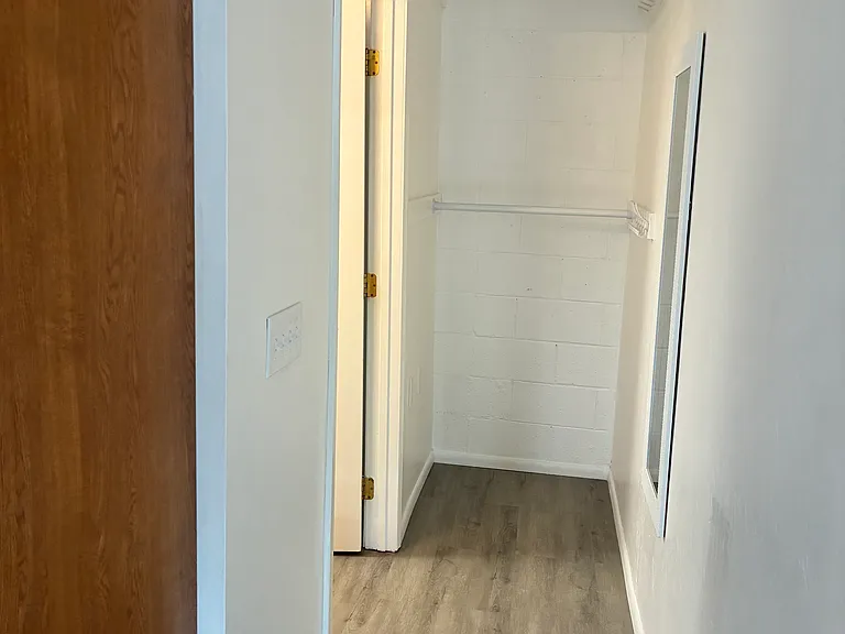 Downstairs bathroom hallway