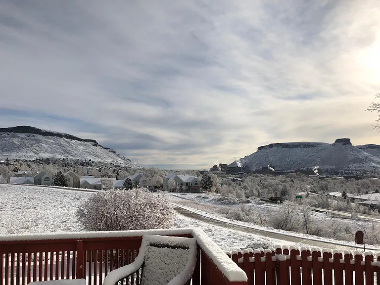 Expansive views from patio throughout the townhouse