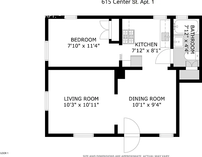 1 bed, 482 sqft, $765 — Photo 2