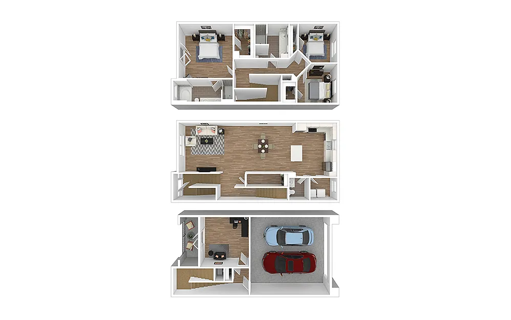 Floor plan Ybor - Renovated