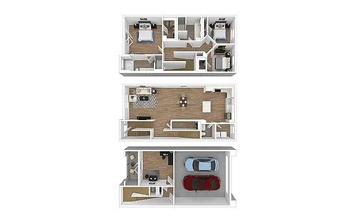 Floor plan Ybor - Renovated