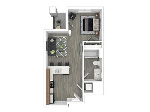 Floor plan Studio