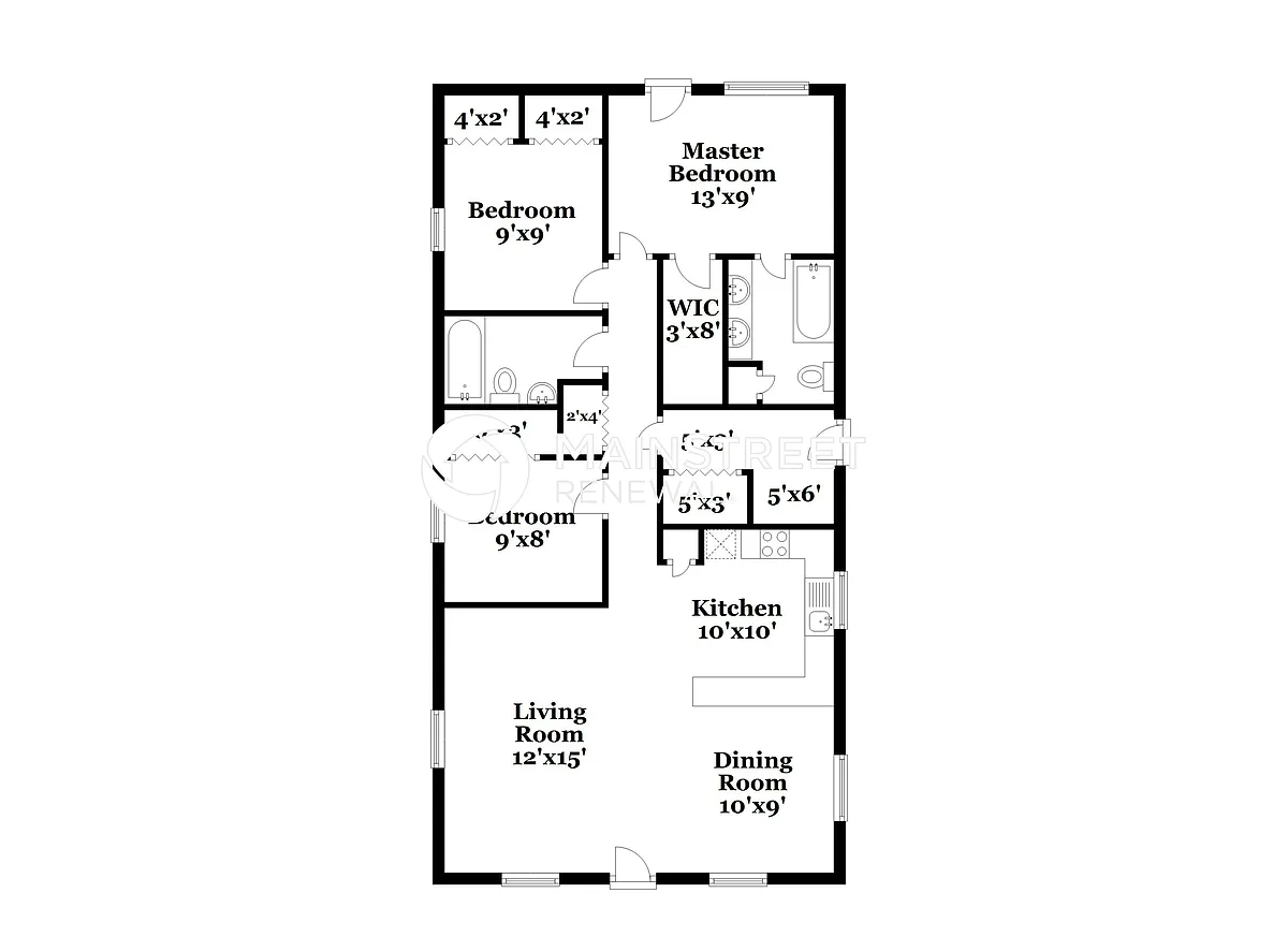 Floor Plan - 4114 Rockefeller Ave