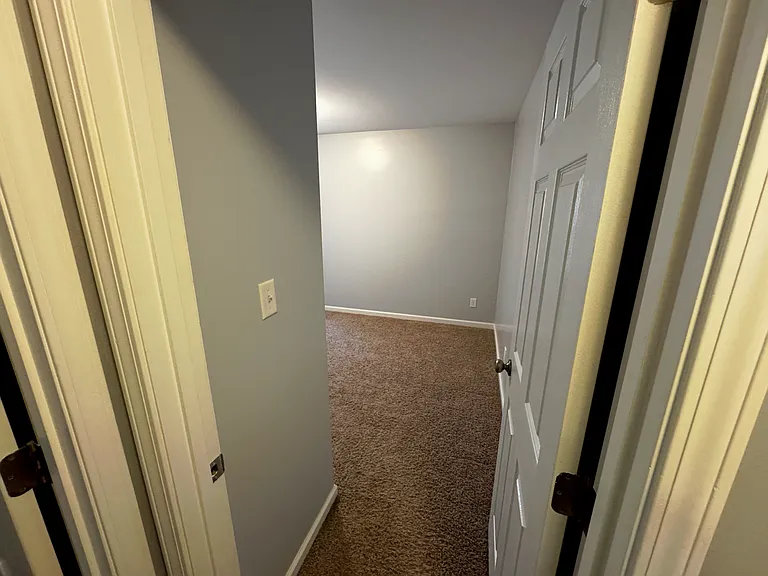 View of second bedroom taken from the hall.