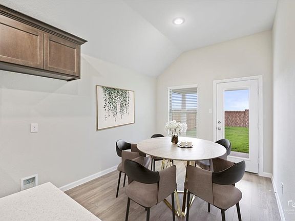 Breakfast nook in the Amber home plan by Trophy Signature Homes - REPRESENTATIVE PHOTO