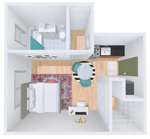 Floor plan studio 8