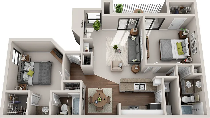 The Schooner Floorplan Diagram