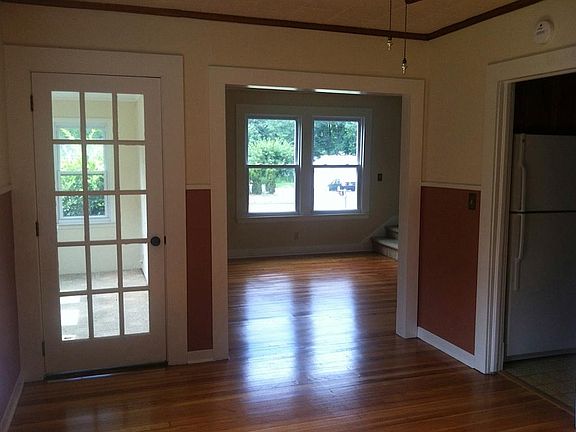 looking into office and family room from dining room