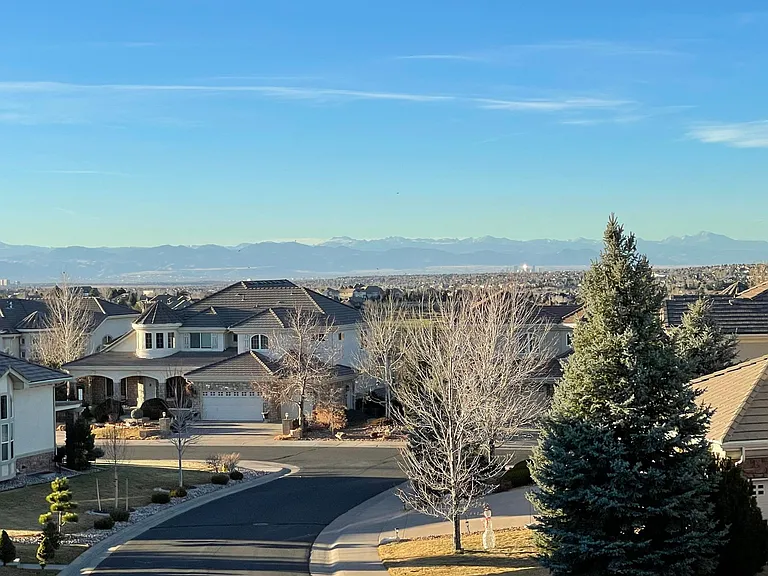 View from upstairs balcony