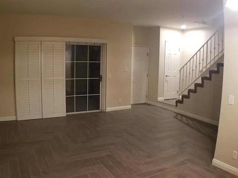 Tile flooring has Herringbone pattern