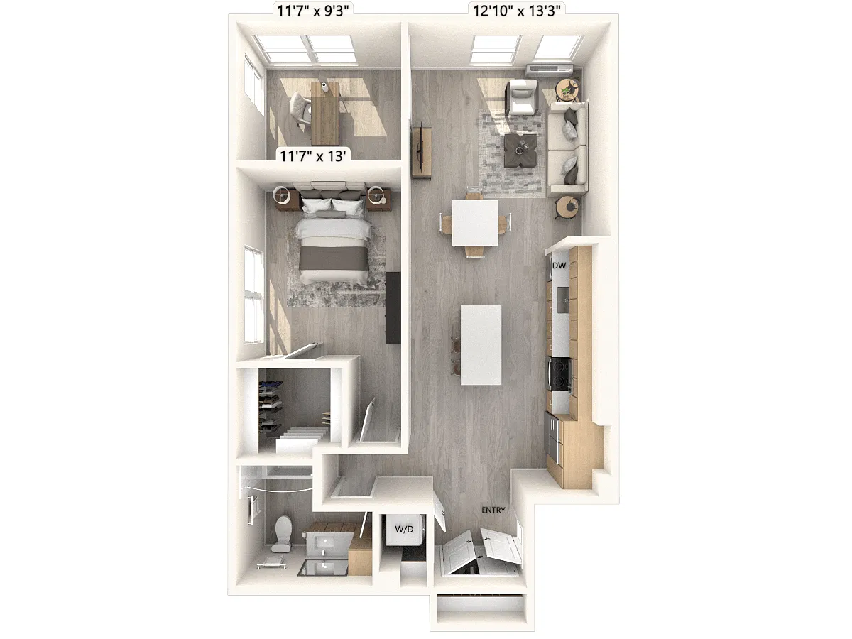 Floor plan A6D-1