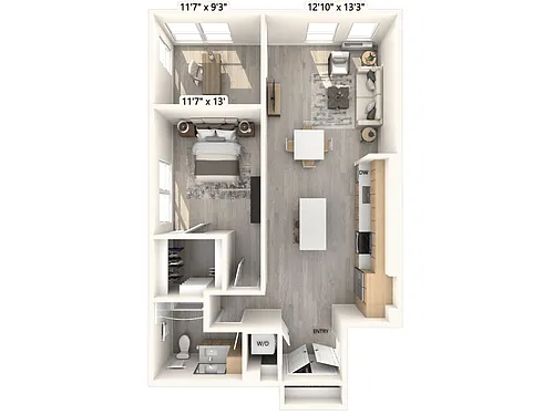 Floor plan A6D-1