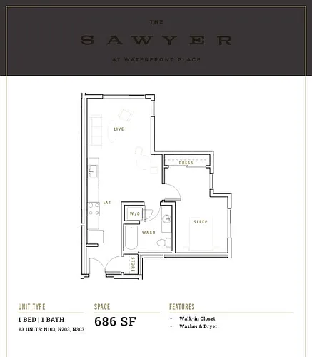 Floor plan B3