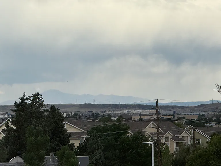 Pikes Peak from Master Bath window