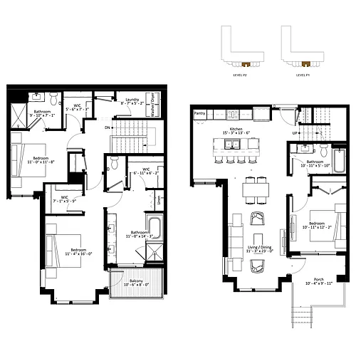 Floor plan Winston - Townhome