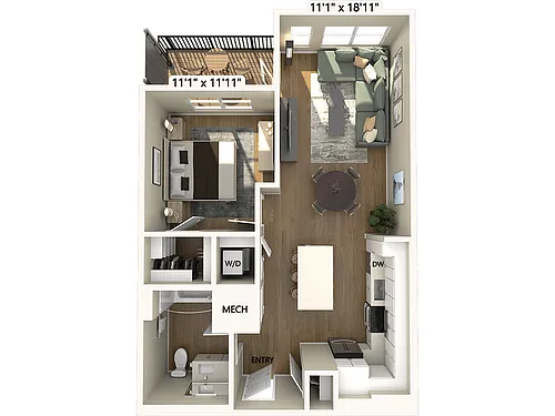 Floor plan A2-713-1