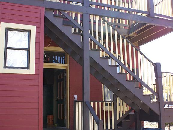 Backview - with dedicated deck off bedroom