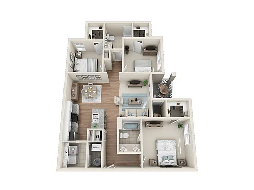 Floor plan 3 Bedroom