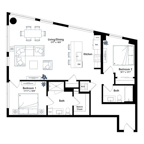 Floor plan B7