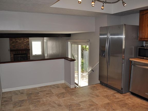 Kitchen overlooking family room