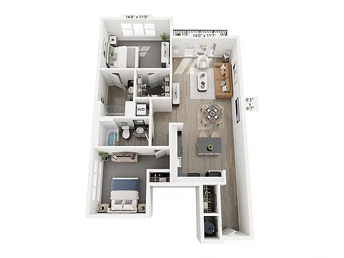 Floor plan Fusion