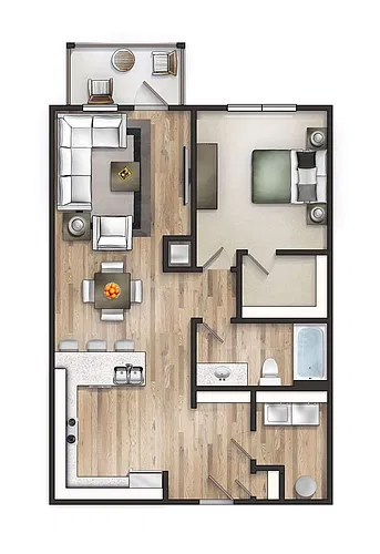 Floor plan The Magnolia