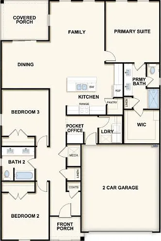 3 bed, 2.0 bath, 1760 sqft, $2,525 — Photo 2