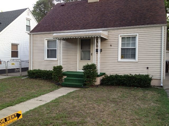 front of the house