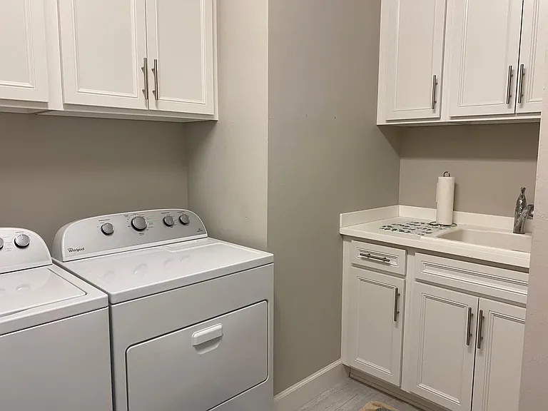 Laundry room.