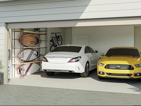 Rendering of 2 car garage