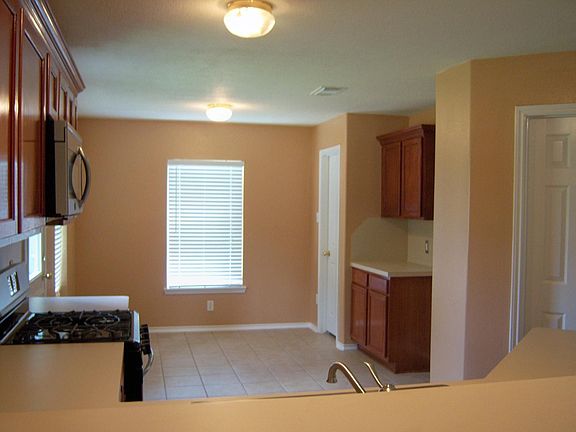View from kitchen to breakfast area