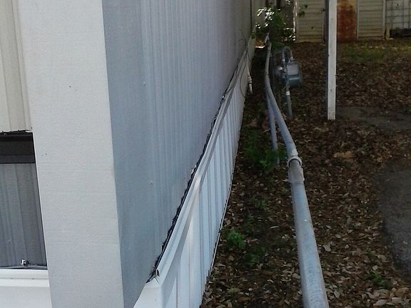 Backside of home