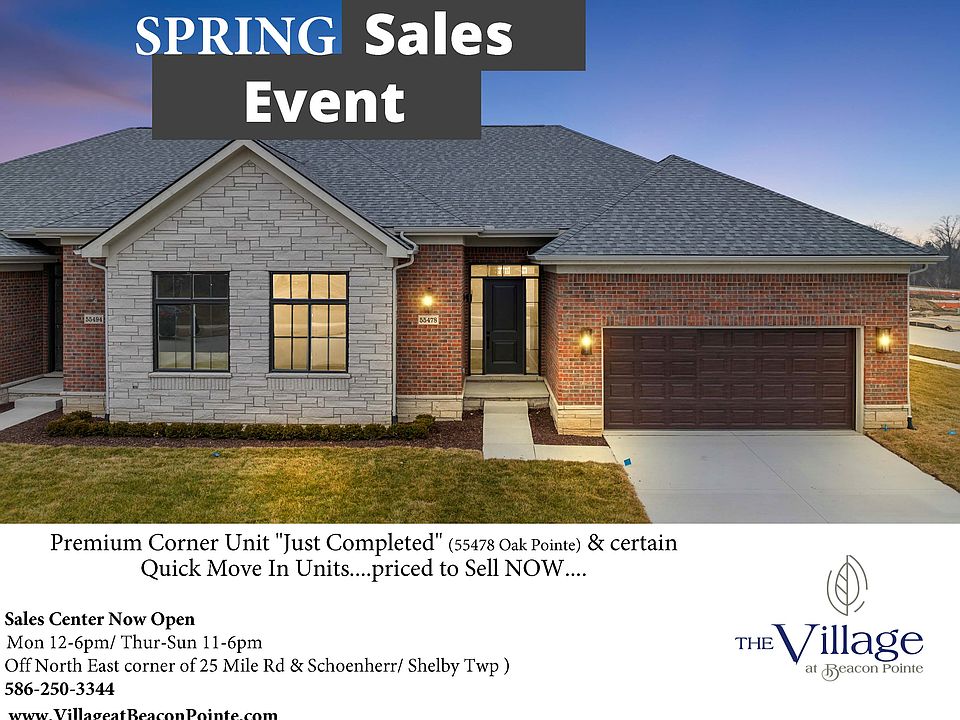 Village at Beacon Pointe by Penna Real Estate Group in Shelby Township