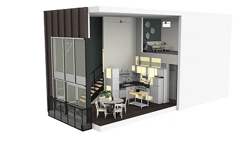 Floor plan Unit 2 Loft