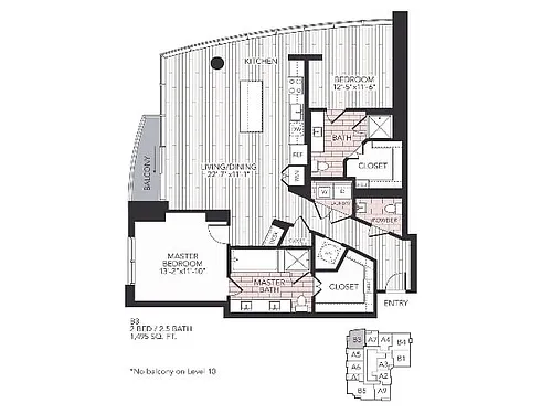 Floor plan B3