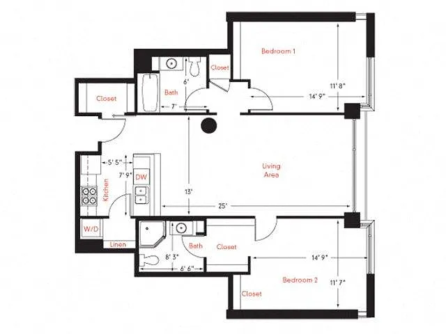 Floor plan D-1