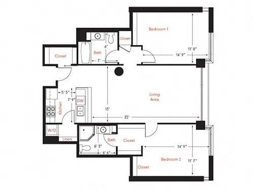 Floor plan D-1
