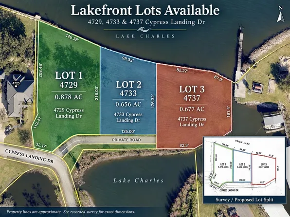 4737 E Cypress Landing Dr Lot 3, Lake Charles, LA 70605