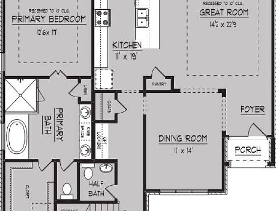 Maddox Floorplan First Floor
