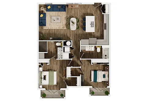 Floor plan Type 2A