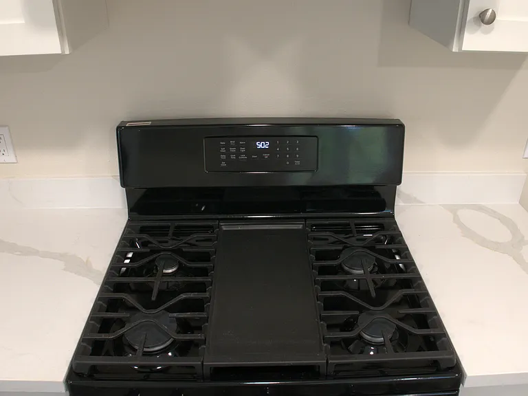 New gas range.