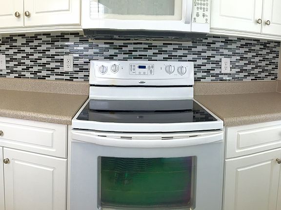 View from sink of backsplash