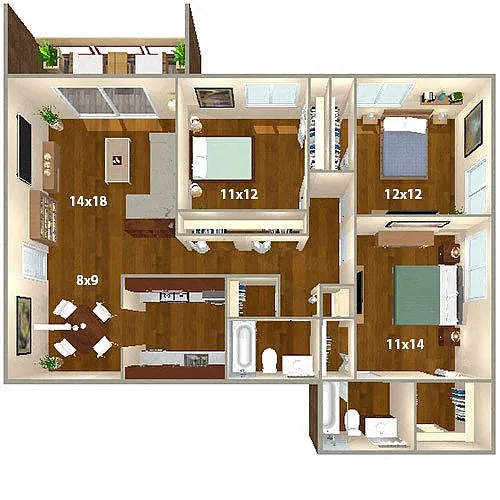 Floor plan Superior Renovated