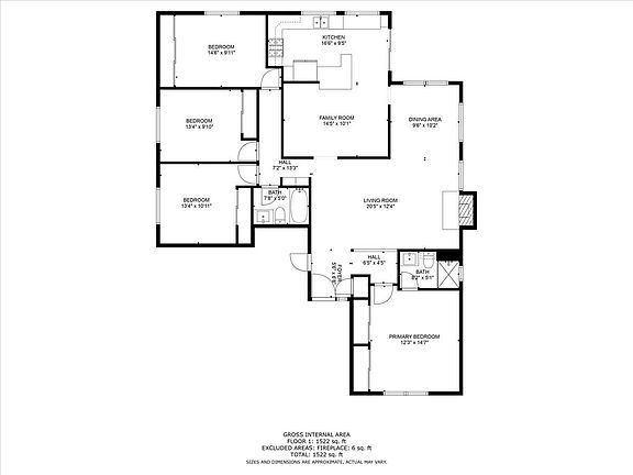 Floor Plan with dimensions
