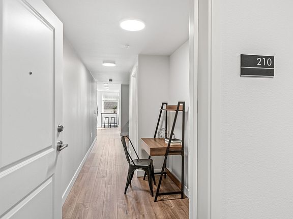 Hallway staged