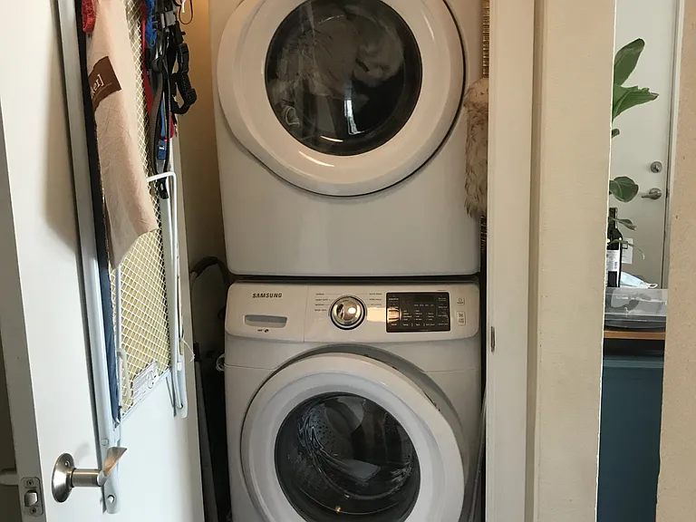 Washer and dryer included