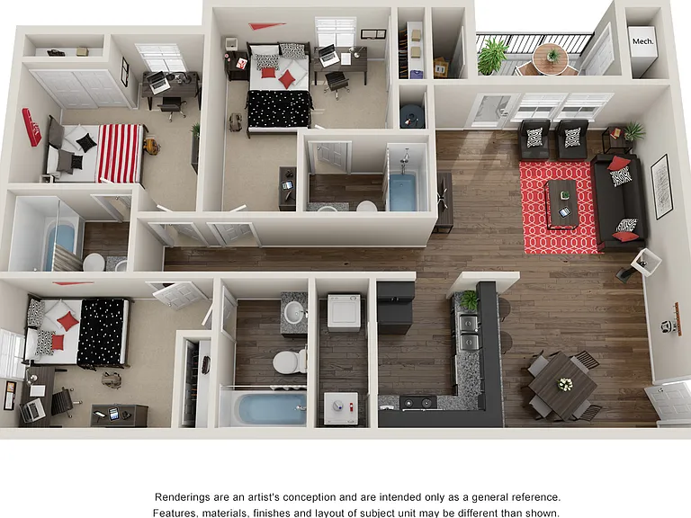The Club at Chandler - Student Housing Priced per Bed — Photo 18