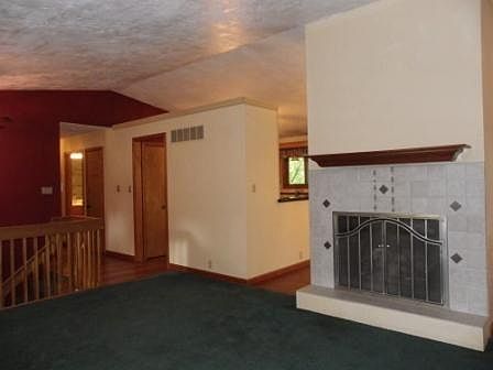 Living room fire place