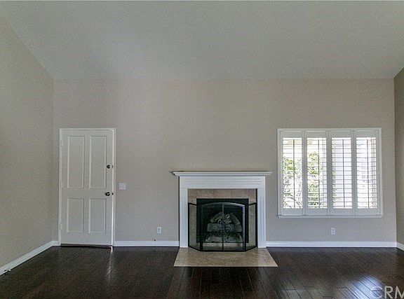Cozy fireplace in the living room
