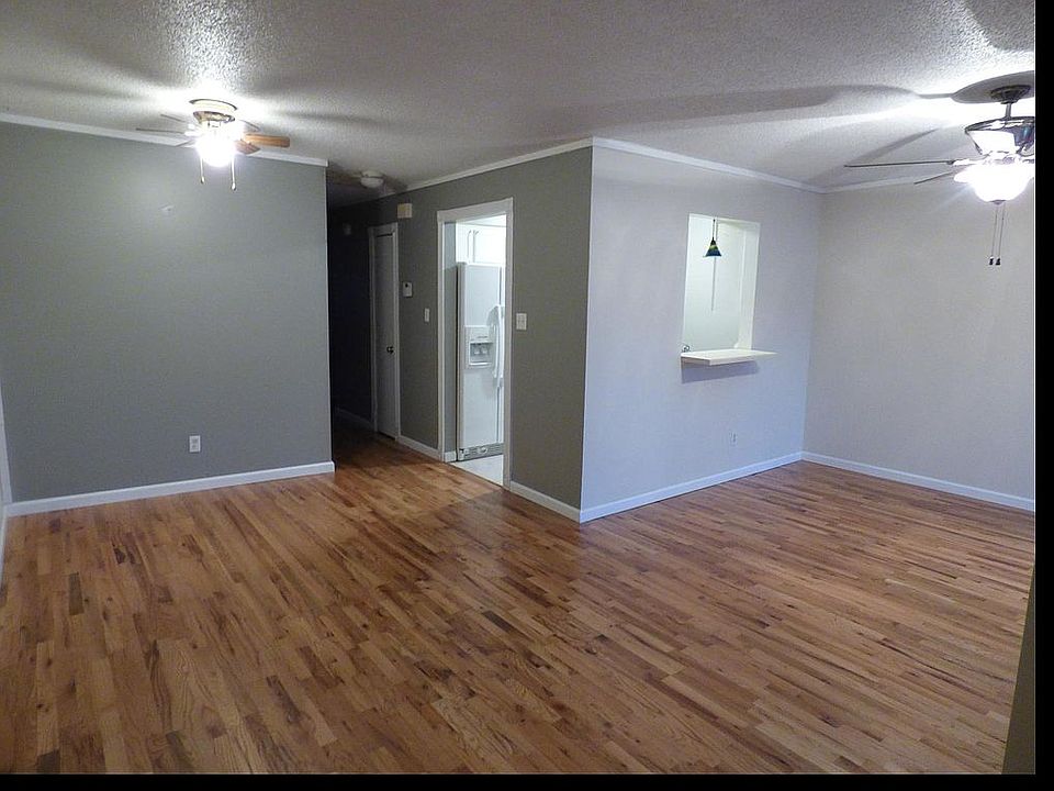 Open living and dining space